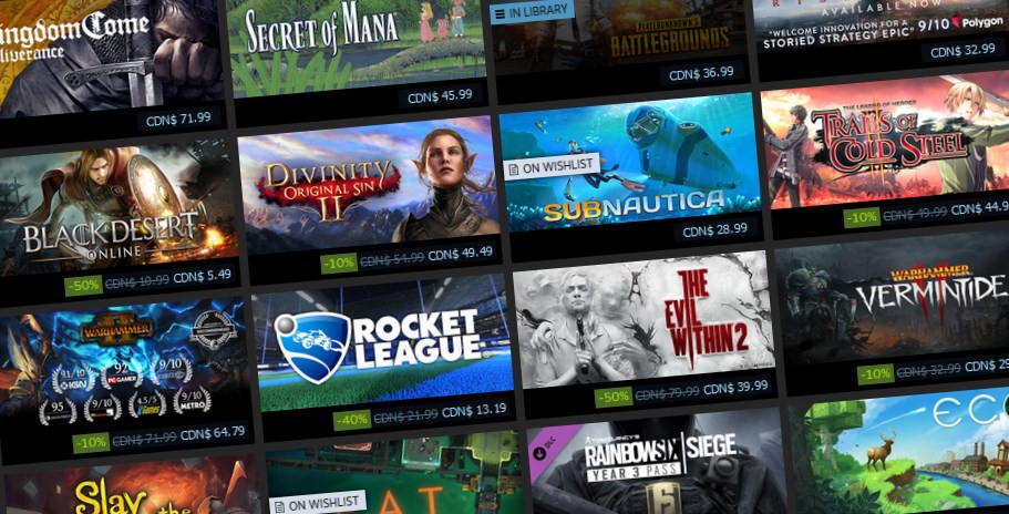 Steam I giochi più venduti e giocati del 2020