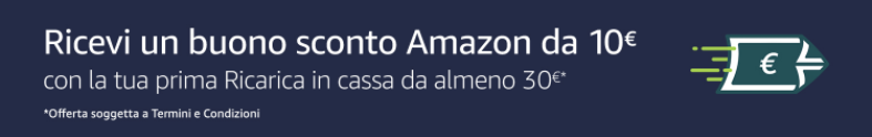 Ricevi un buono sconto Amazon da 10€ - risparmiare su Amazon