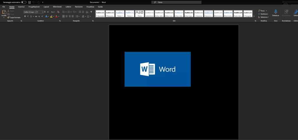 Microsoft Word: Come attivare la Dark Mode