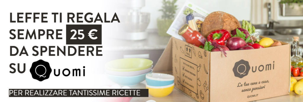 Leffe ti regala un box alimentare del valore di 25€