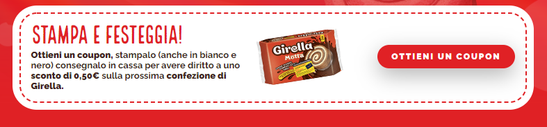 ottieni il coupon girella motta