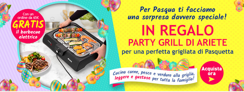 Party Grill di Ariete GRATIS grazie a Casa Henkel