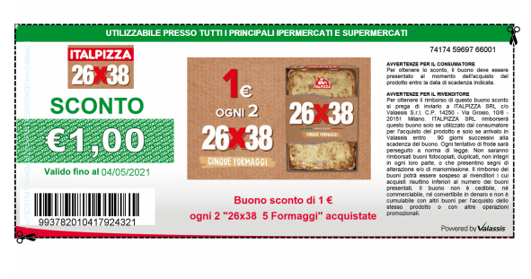 Buono sconto Italpizza