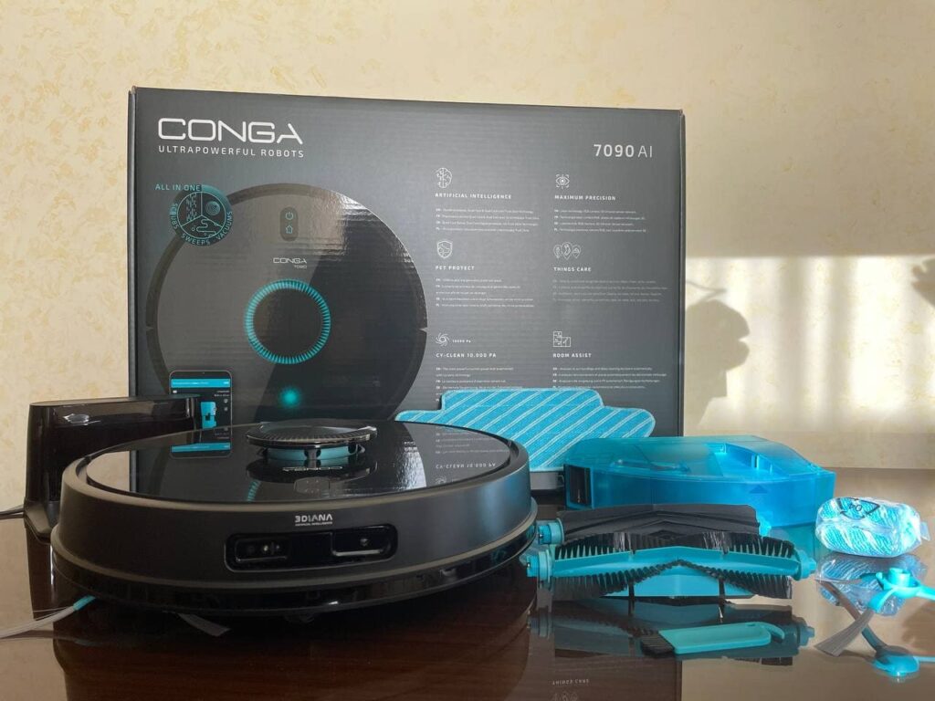 Recensione Cecotec Conga 7090 IA: Robot con mappatura laser